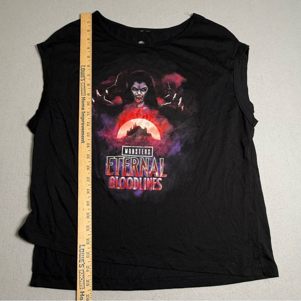 HHN Top M Monsters Eternal Bloodlines Halloween Horror Nights Women’s T-shirt - Picture 7 of 8